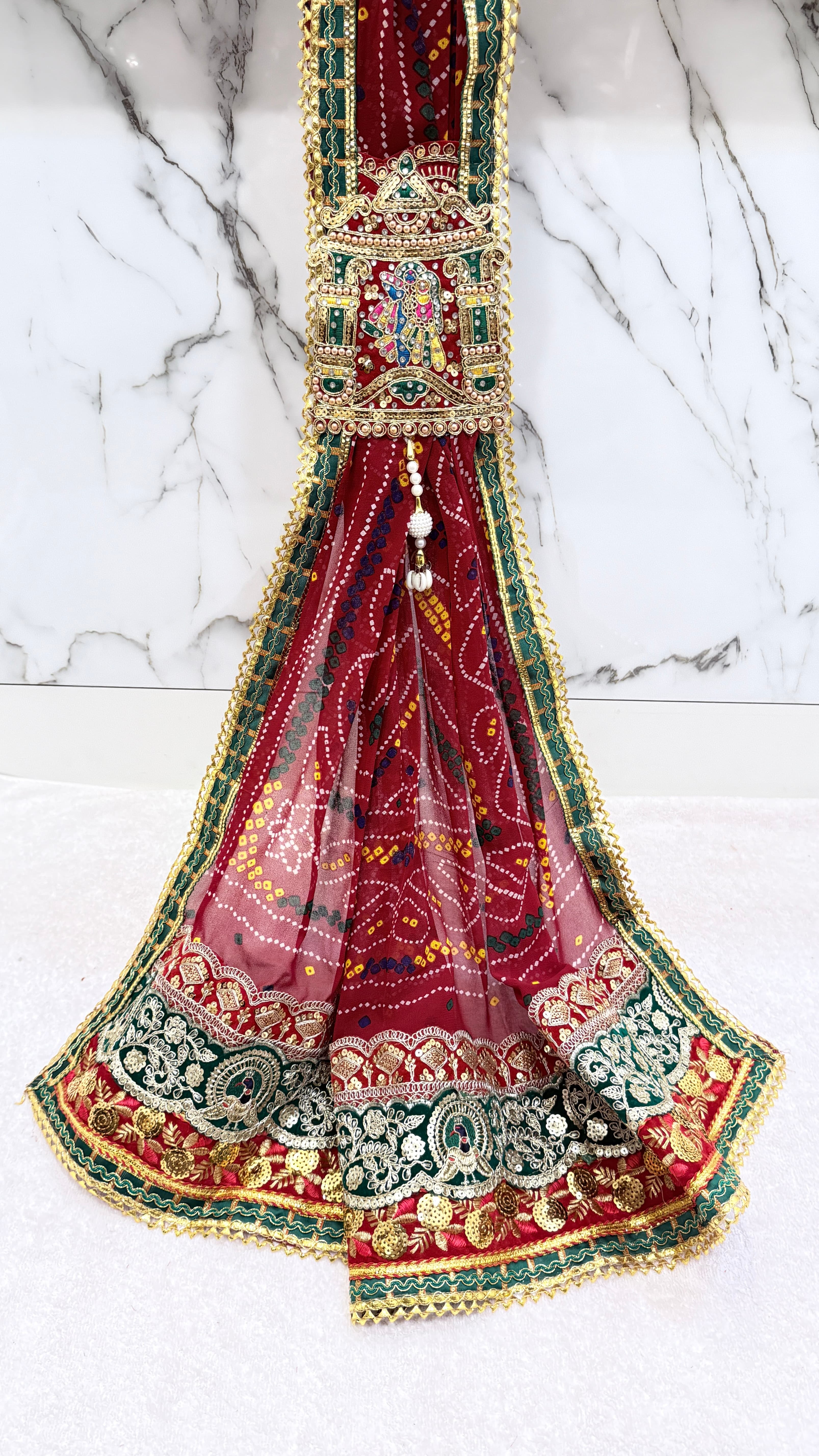 Georgette Krishna Buta Brooch