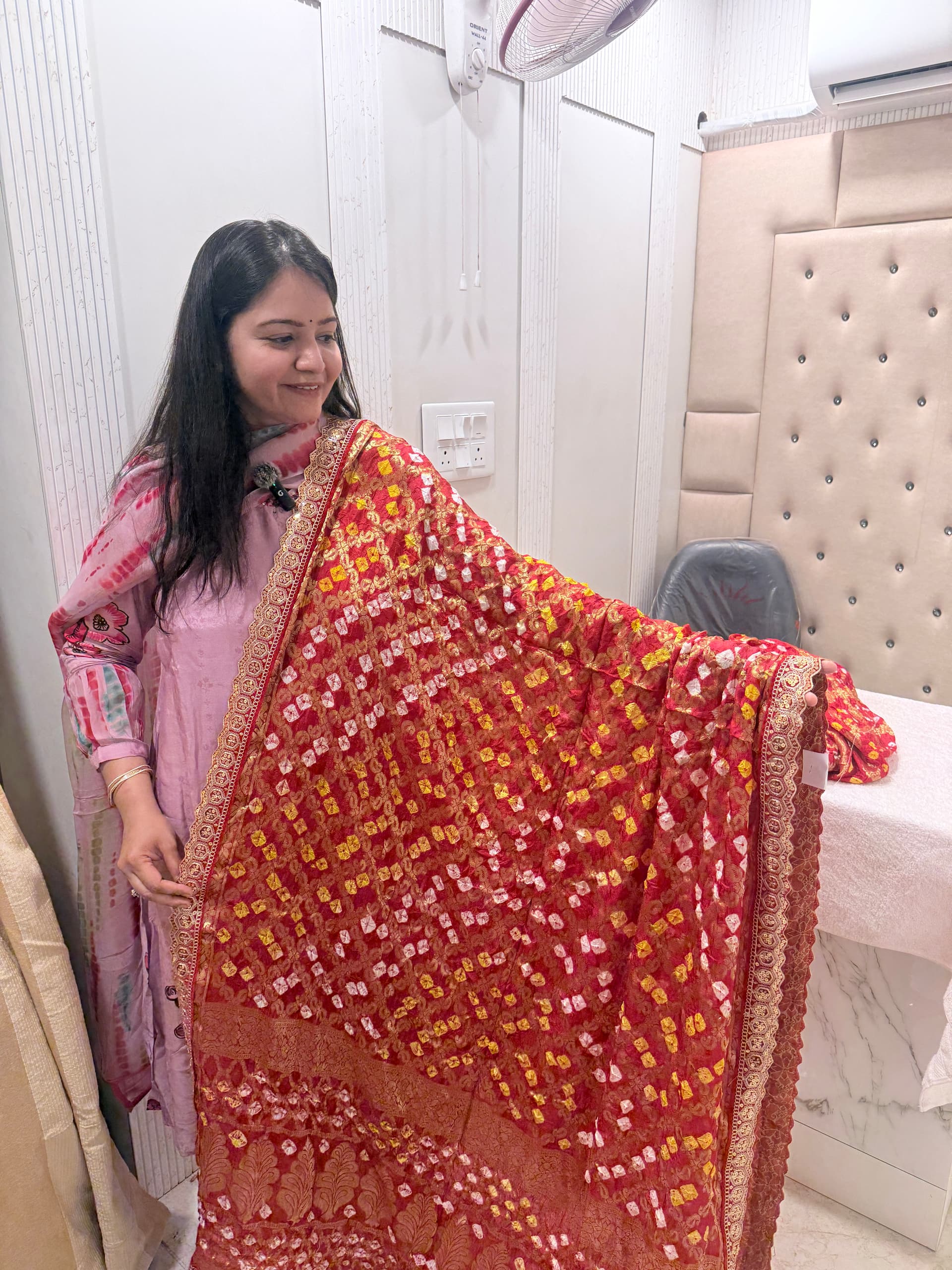 Banarasi Ghatchola Dupatta with Lace