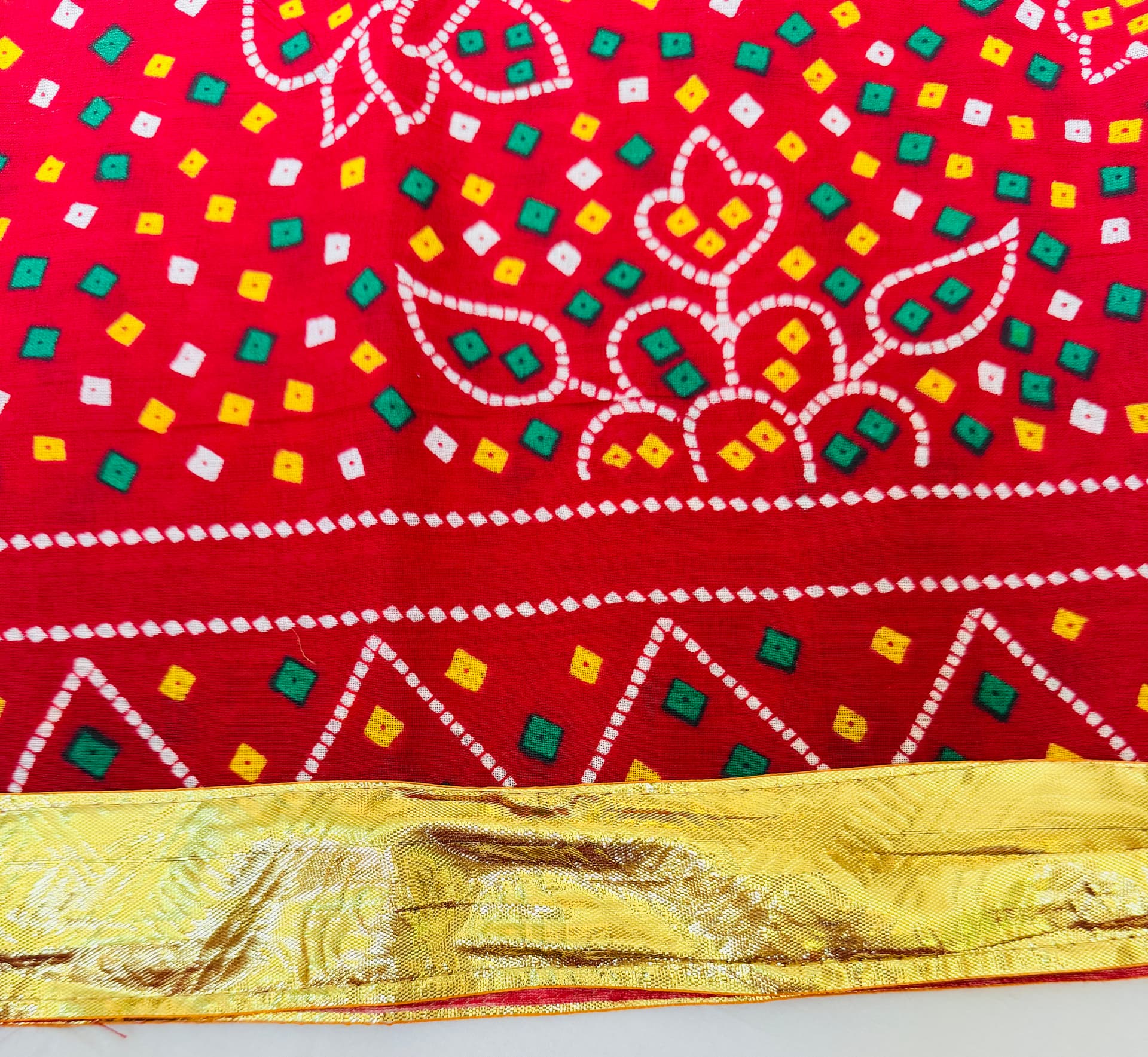 Cotton Dupatta with Lampa