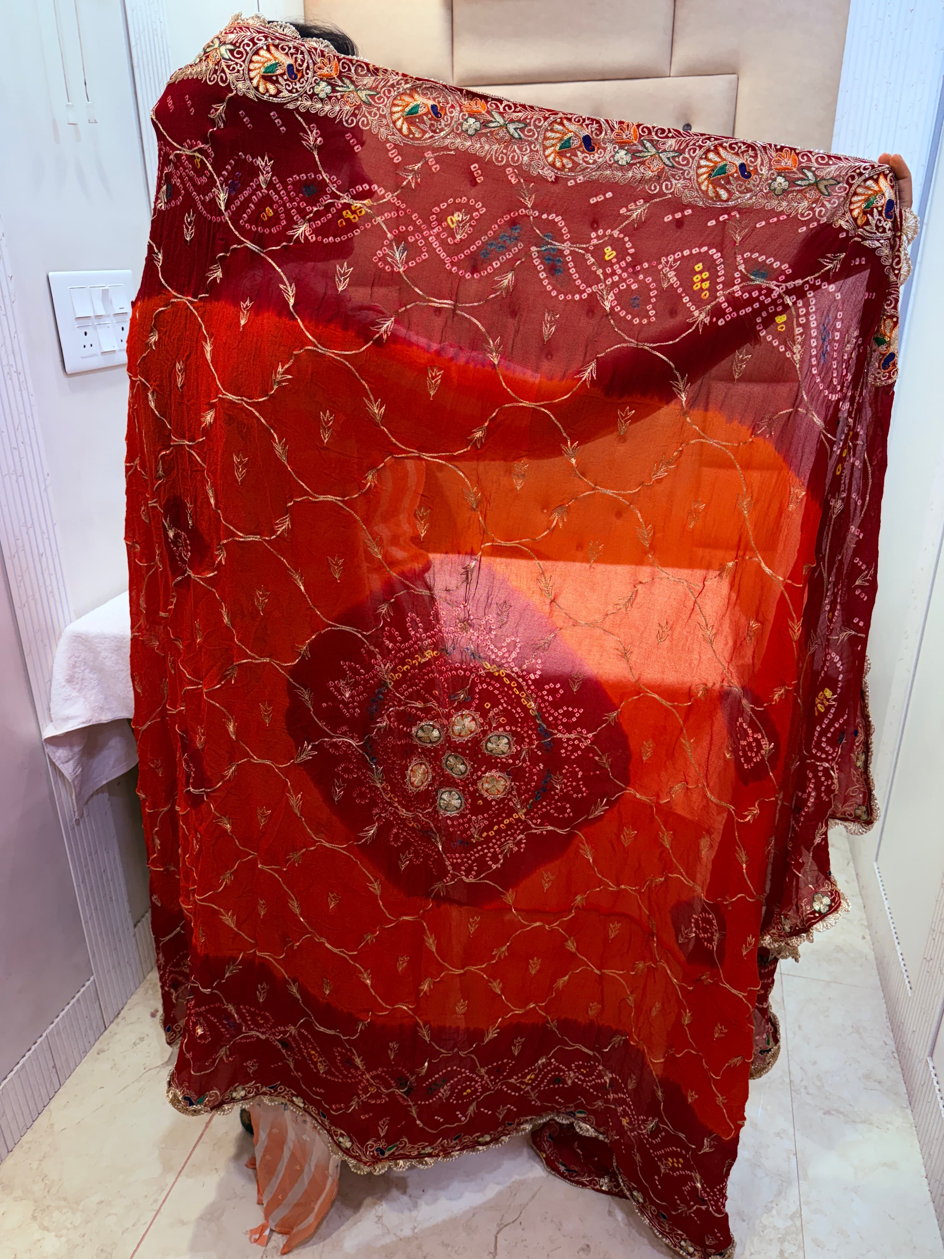 Jaal Peela Chunri With Pittan Work