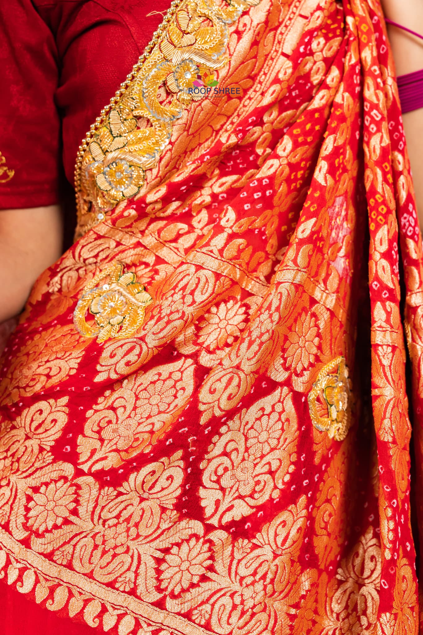 Kadhi georgette belbuti Chunri