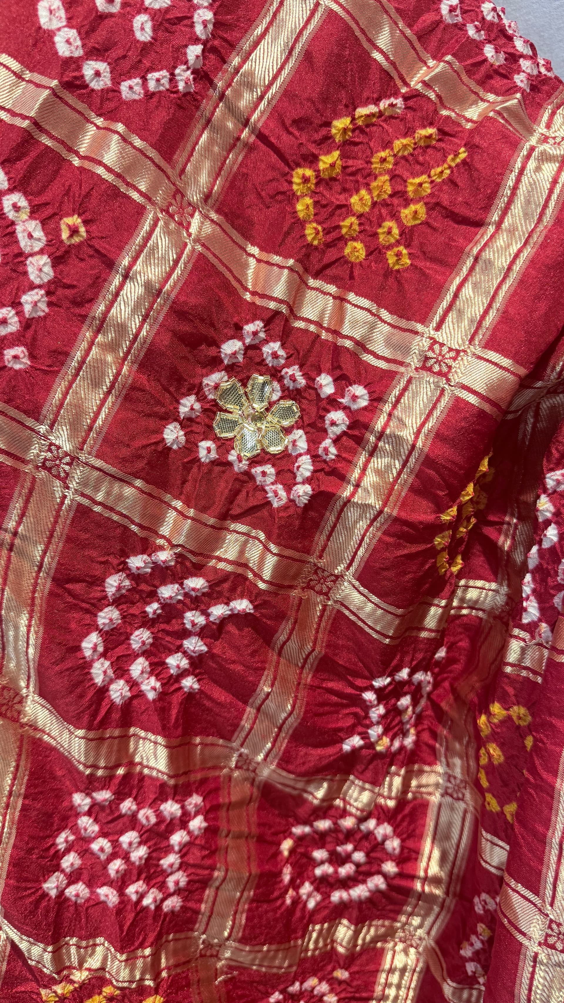 Festive Malai Silk Gotapatti Dupatta for Women