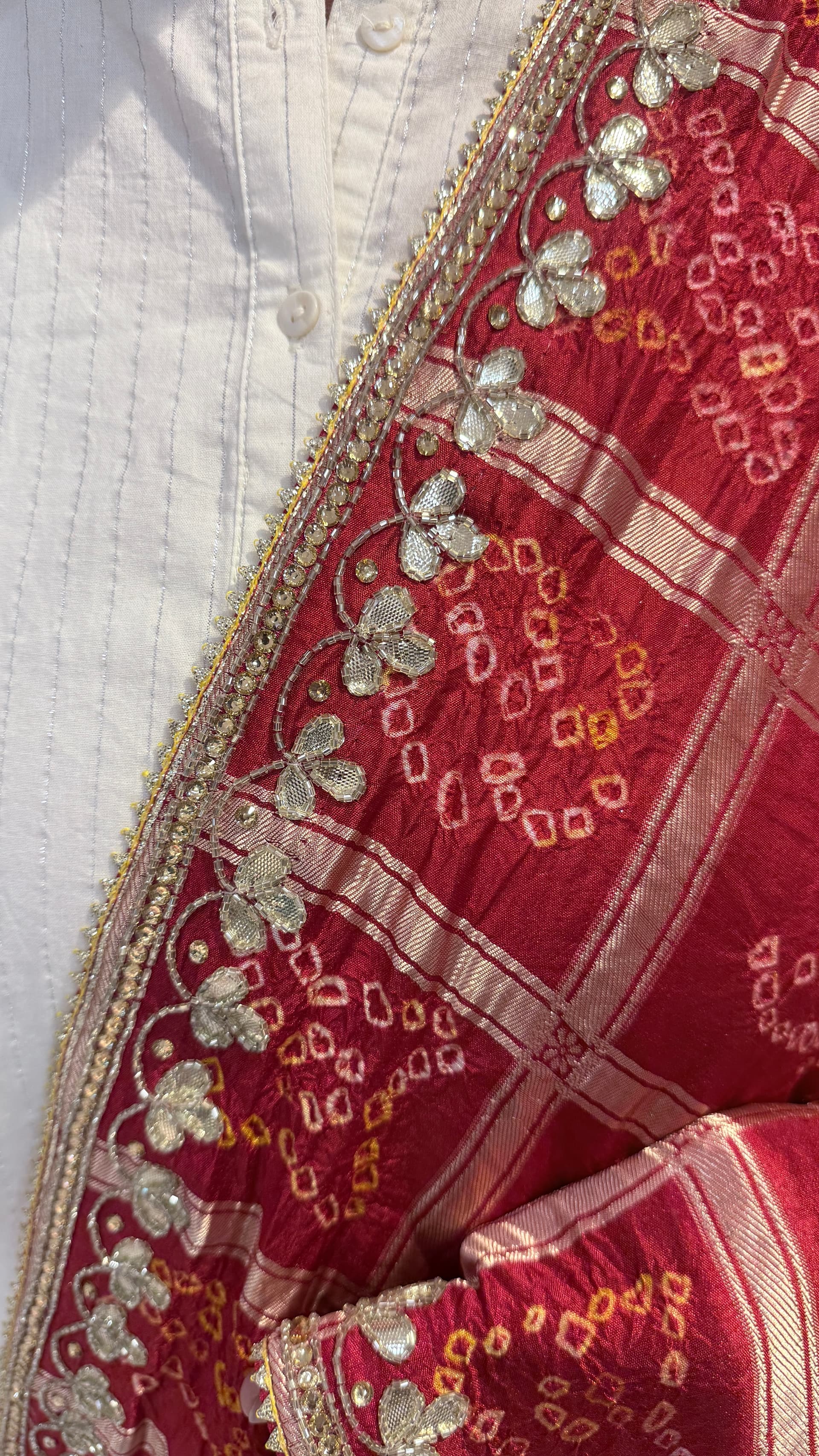 Festive Malai Silk Gotapatti Dupatta for Women
