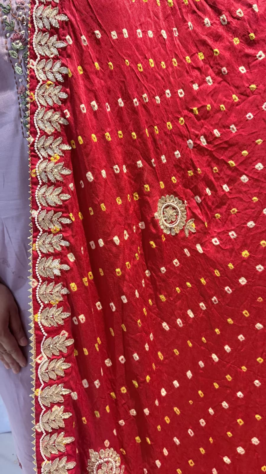 Modal Silk Saree with Cutdana Work