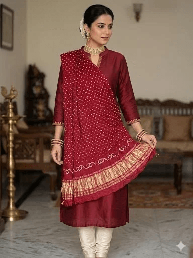 Modal Silk Boond Dupatta