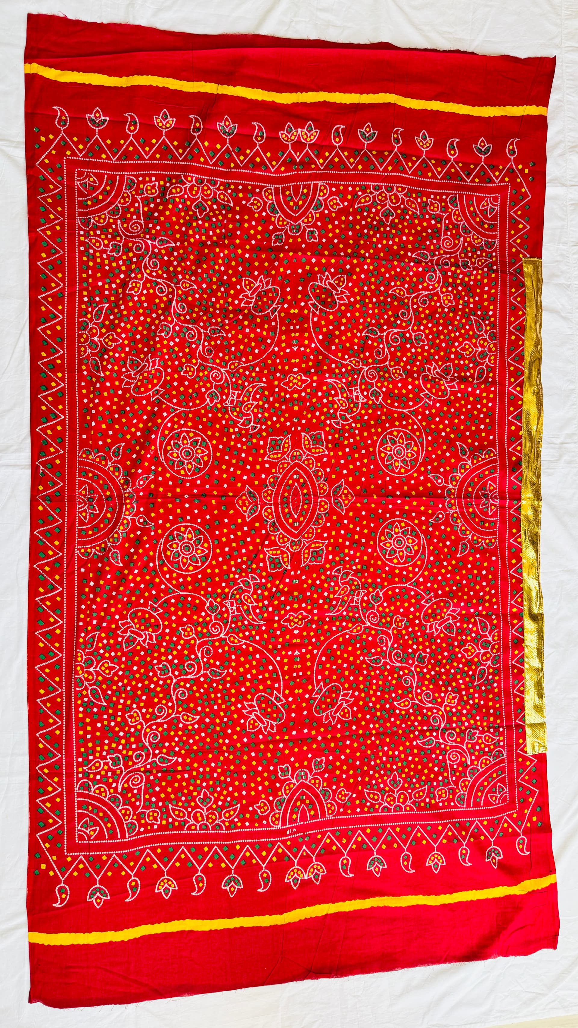 Cotton Dupatta with Lampa