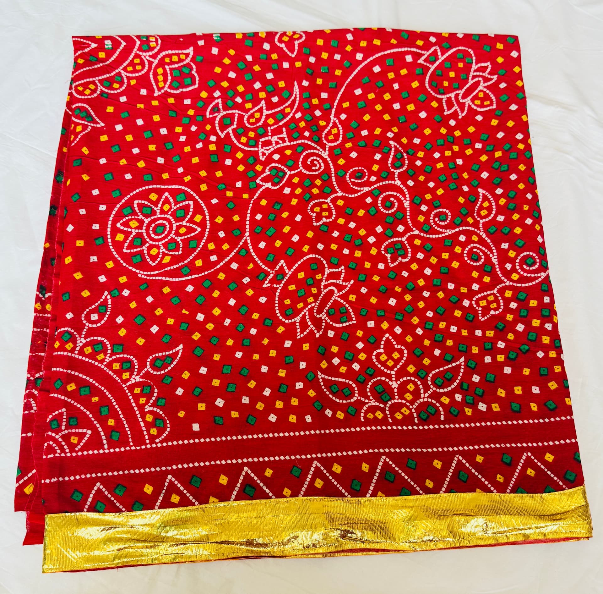 Cotton Dupatta with Lampa